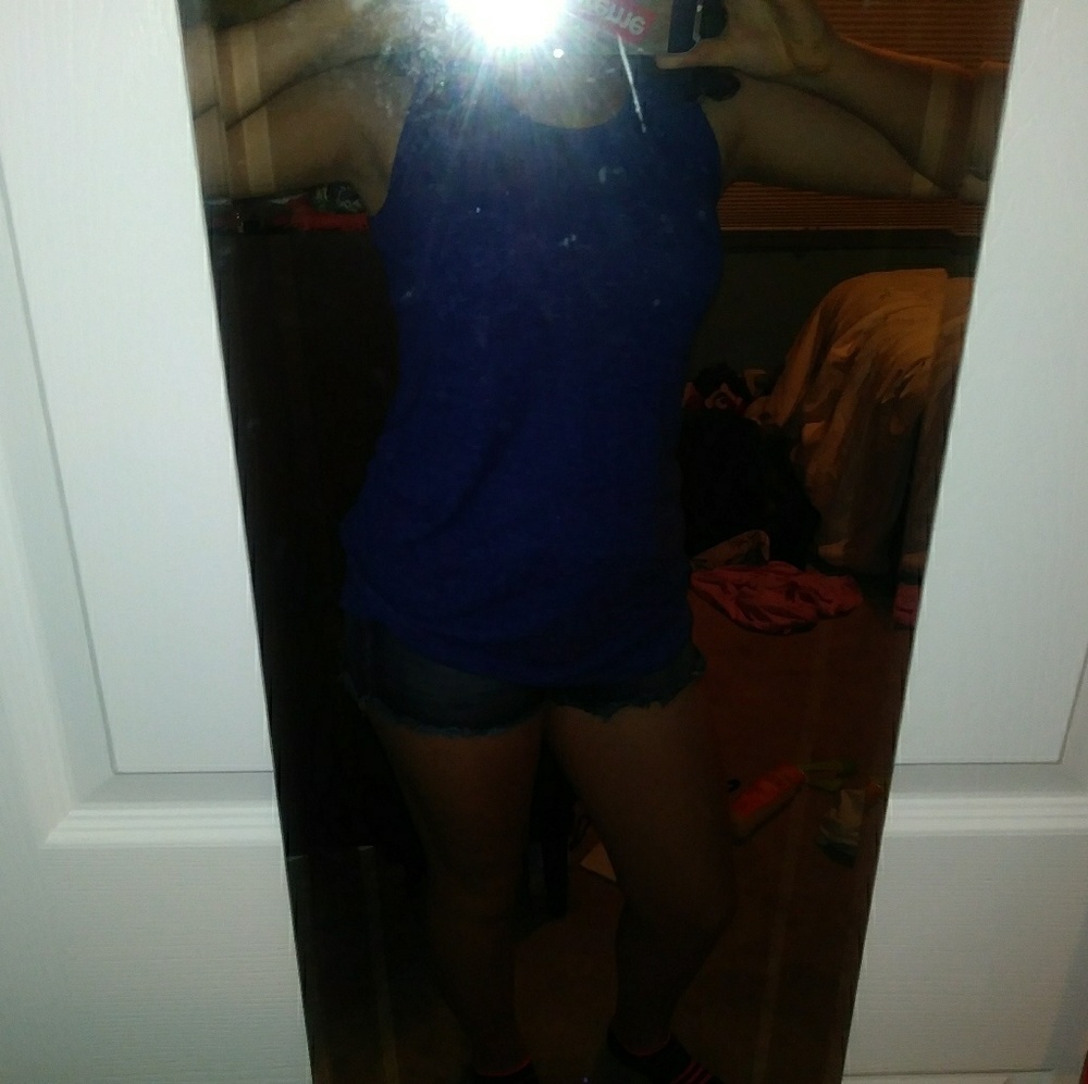 Blue Tank Top cute